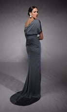 UNK-27748. Long, One Shoulder, Straight, Closed Back image 3