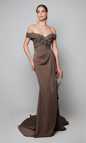 UNK-27619. Long, Off The Shoulder, Straight image 2