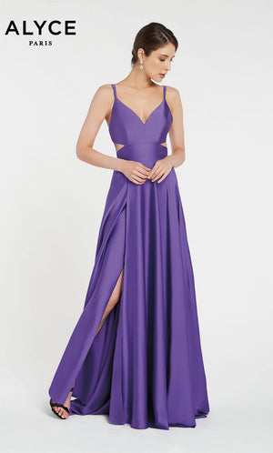 UNK-60453. Long, V-Neck, Flowy, Cutout Back image 8