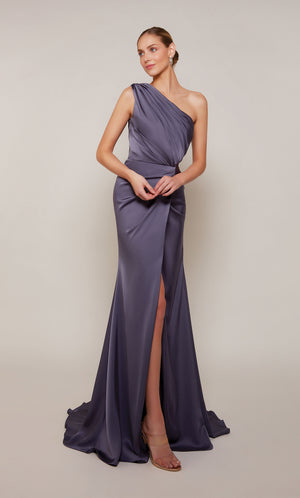 UNK-27697. Long, One Shoulder, Straight, Closed Back image 2