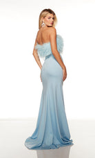 UNK-61458. Long, Strapless, Straight, Closed Back image 4