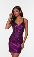 UNK-4532. Short, V-neck, Straight, V Shaped Back image 5
