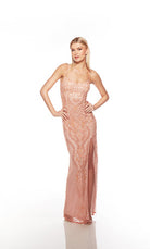 UNK-88004. Long, Scooped Neckline, Straight image 9