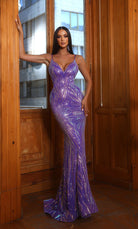 UNK-61660. Long, Plunging Neckline, Straight, Open Back image 0