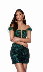 UNK-4768. Short, Off The Shoulder, Straight image 3