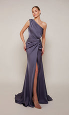 UNK-27697. Long, One Shoulder, Straight, Closed Back image 7