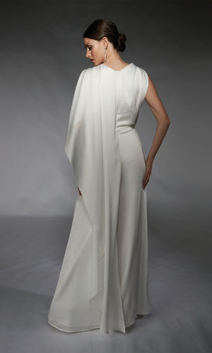 UNK-70069. Short, High Neck, Jumpsuit, Closed Back image 2