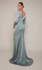 UNK-27694. Long, V-neck, Straight, V Shaped Back image 2