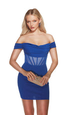 UNK-4819. Short, Off The Shoulder, Straight image 7