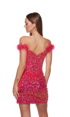 UNK-4768. Short, Off The Shoulder, Straight image 5