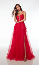UNK-61477. Long, Plunging Neckline, A-line image 5