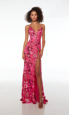 UNK-61509. Long, Plunging Neckline, Straight/Fitted, Open Back image 0