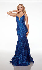 UNK-61607. Long, Plunging Neckline, Mermaid image 2