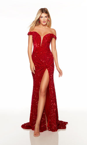 UNK-61343. Long, Off The Shoulder, Straight image 0
