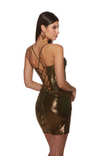 UNK-4848. Short, Sweetheart Neckline, Straight image 4