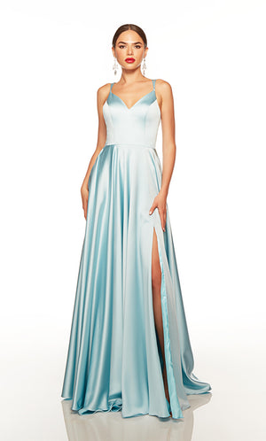 UNK-1749. Long, Sweetheart Neckline, A-line image 5