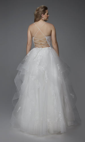 UNK-60903. Long, Plunging Neckline, Ballgown image 3