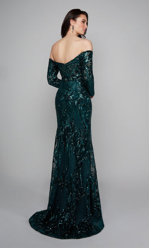 UNK-27544. Long Sexy Dresses, Off The Shoulder, Fit N Flare image 8