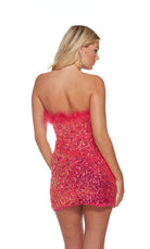 UNK-4767. Short, Strapless, Straight, Closed Back image 4
