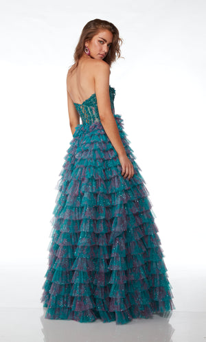 UNK-61535. Long, Strapless Neckline, Ballgown image 4
