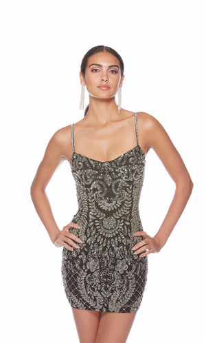 UNK-84010. Short, Scooped Neckline, Straight image 7