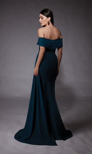 UNK-27745. Long, Off The Shoulder, Straight image 1