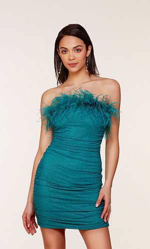 UNK-4728. Short, Strapless, Straight, Closed Back image 13