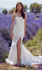 UNK-7057. Long, Sweetheart Neckline, Straight image 0