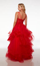UNK-61476. Long, Plunging Neckline, Ballgown image 1