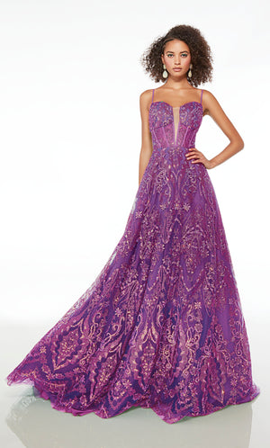 UNK-61581. Long, Plunging Neckline, Ballgown image 0
