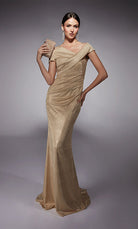 UNK-27762. Long, V-neck, Straight, Closed Back image 2