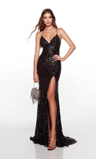 UNK-61377. Long, Plunging Neckline, Straight image 0
