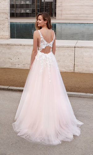 UNK-60894. Long, Plunging Neckline, A-line image 12