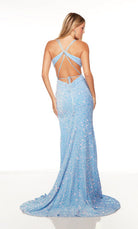 UNK-61339. Long, V Neck, Straight, Strappy Back image 7