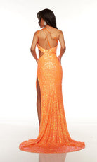 UNK-61393. Long, One Shoulder, Straight, Strappy Back image 1