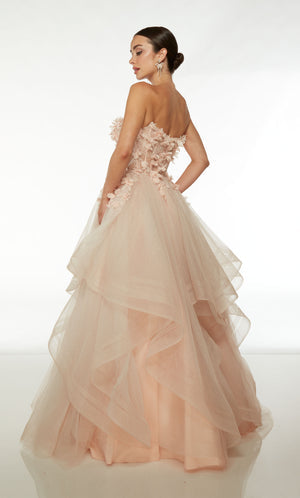 UNK-61532. Long, Off The Shoulder, Ballgown image 3