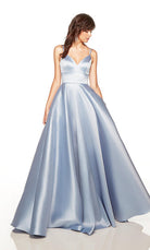 UNK-1754. Long, Sweetheart Neckline, A-line image 5
