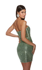 UNK-4826. Short, Sweetheart Neckline, Straight image 2