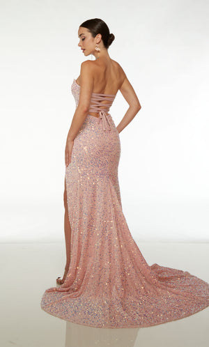 UNK-61537. Long, Sweetheart Neckline, Straight Silhouette image 3