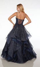UNK-61637. Long, Spaghetti Strap Neckline, Ballgown image 1