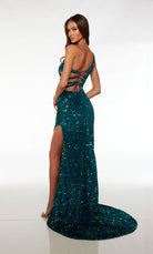 UNK-61589. Long, One Shoulder Neckline, Straight image 1