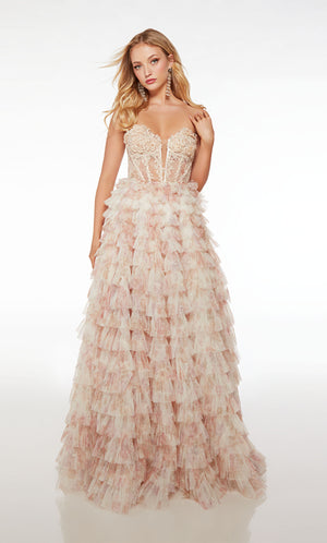 UNK-61535. Long, Strapless Neckline, Ballgown image 5