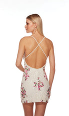 UNK-84004. Short, Plunging Neckline, Straight image 1