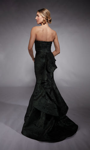 UNK-27747. Long, Off The Shoulder, Mermaid, Closed Back image 3