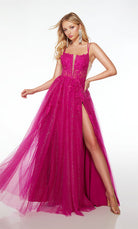 UNK-61498. Long, Plunging Neckline, A-line image 0