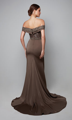 UNK-27619. Long, Off The Shoulder, Straight image 3