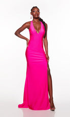 UNK-61446. Long, Plunging Neckline, Straight image 0