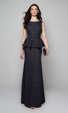 UNK-27579. Long, Scoop Neck, Straight, Closed Back image 2