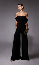 UNK-70068. Short, Off The Shoulder, Jumpsuit image 3