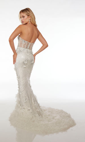 UNK-61727. Long, Sweetheart Neckline, Mermaid image 1